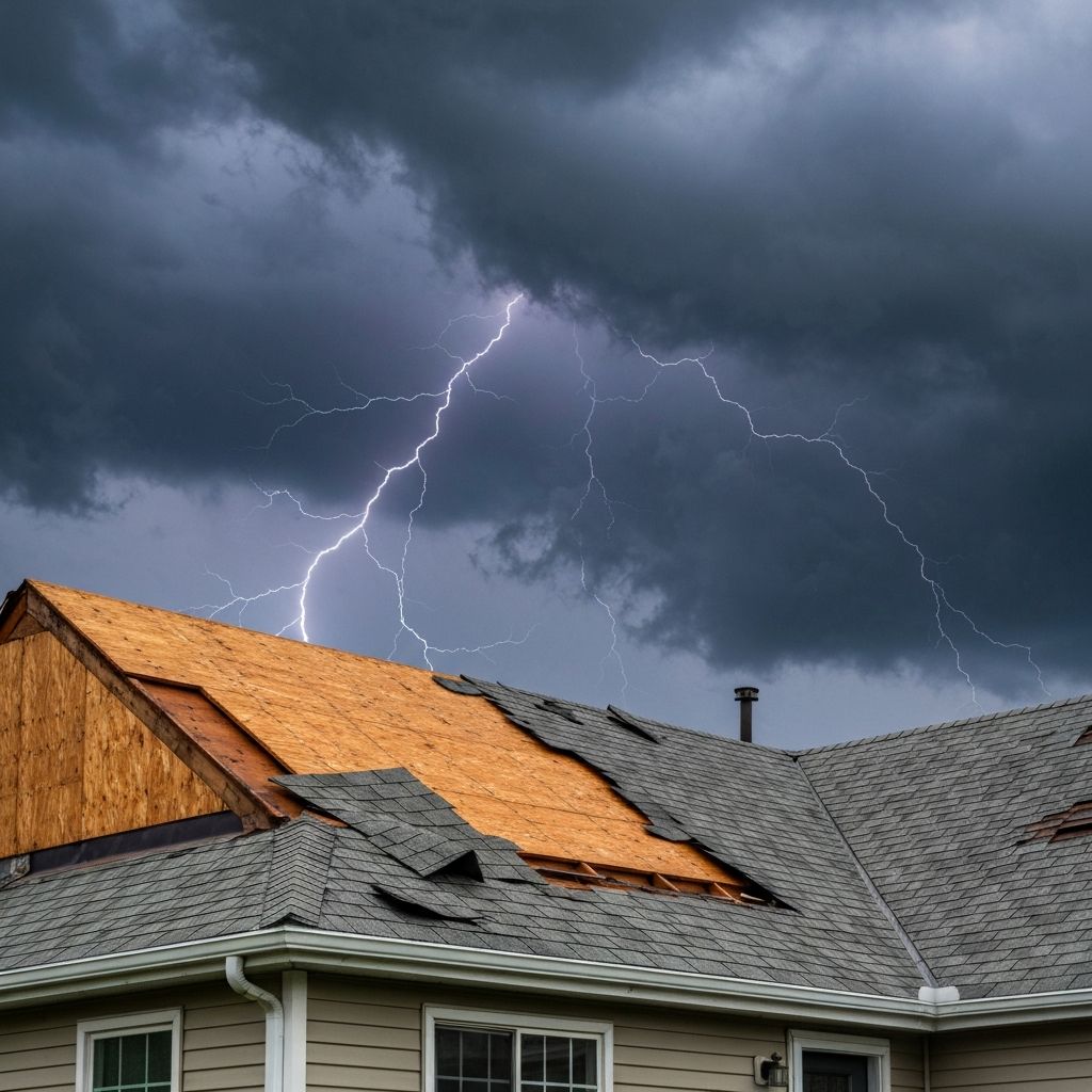 How to Identify Hail Damage on Different Roof Types